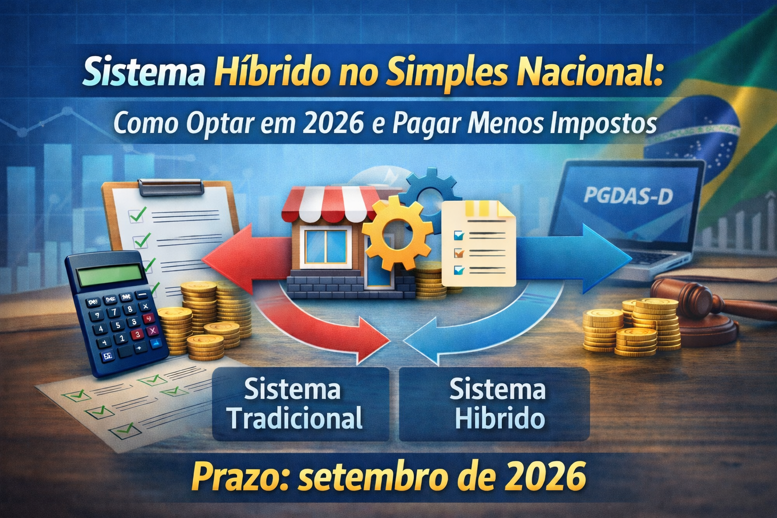 Sistema Híbrido no Simples Nacional: o que é, como funciona e como optar em 2026
