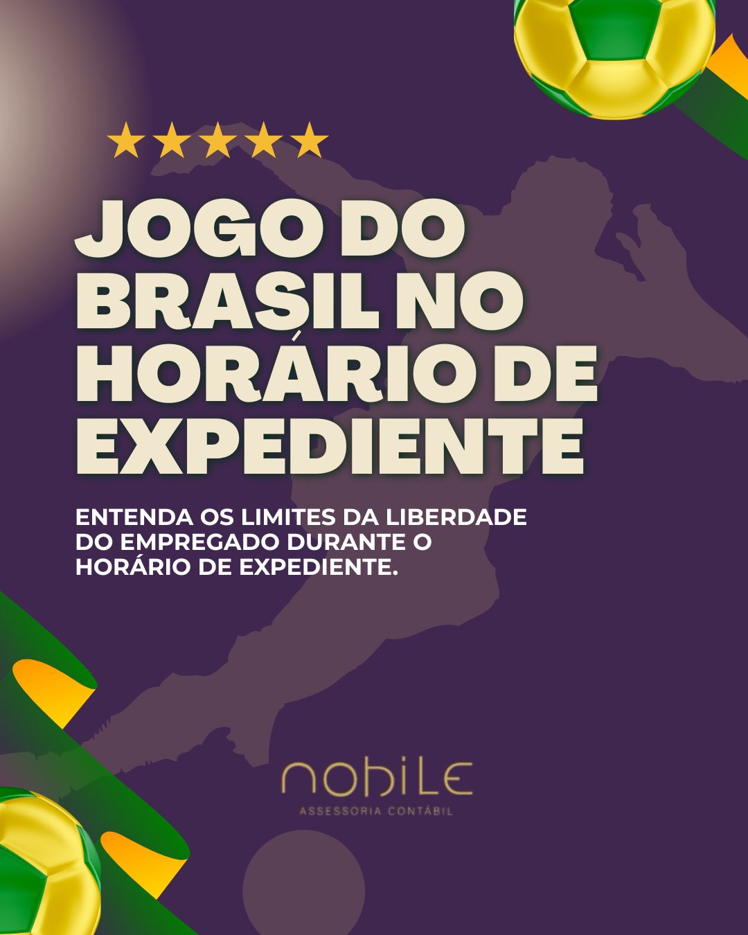 Empresa é obrigada a liberar funcionários em dia de jogo da Seleção?