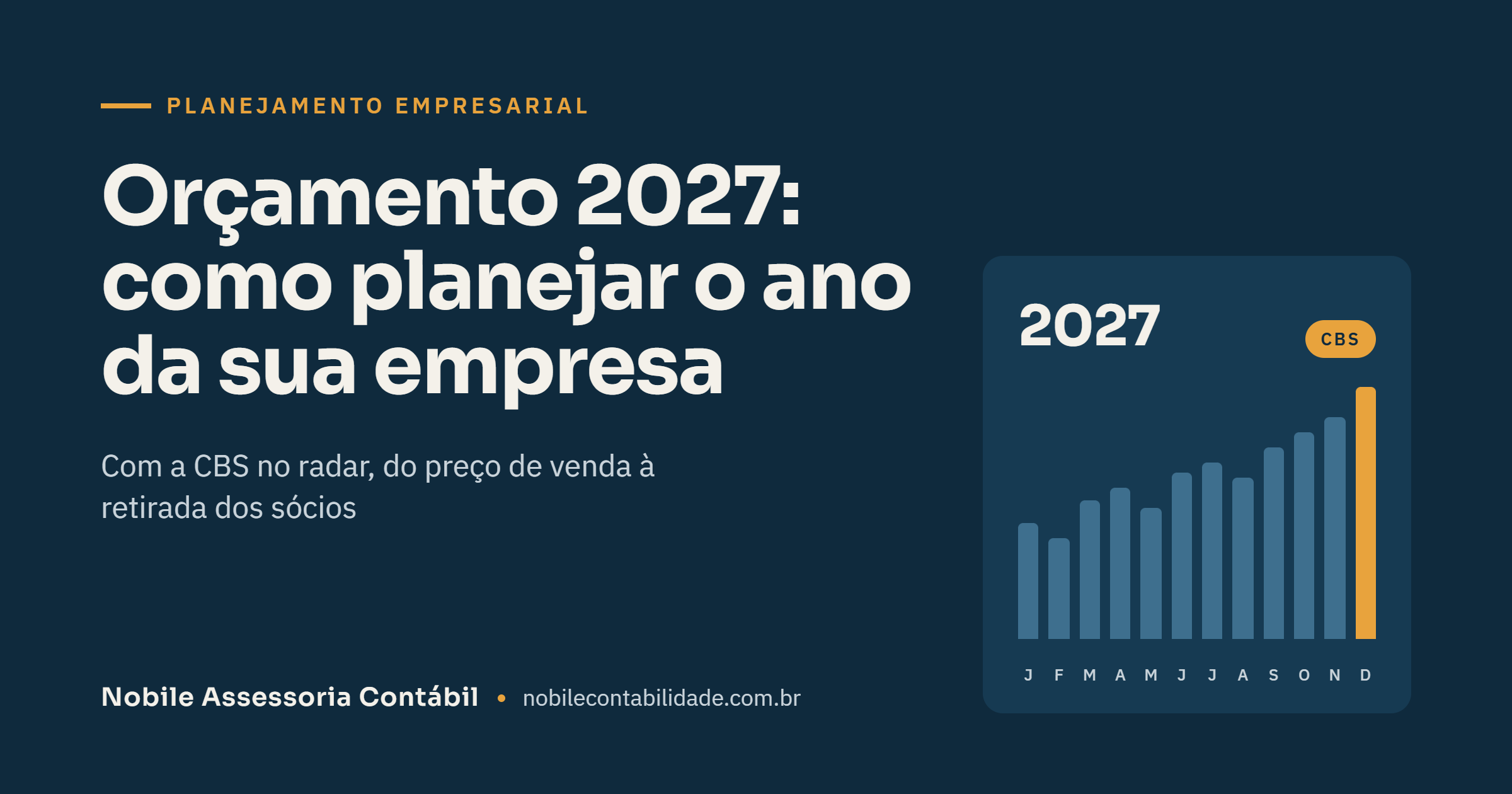 Orçamento 2027: como planejar o ano da sua empresa